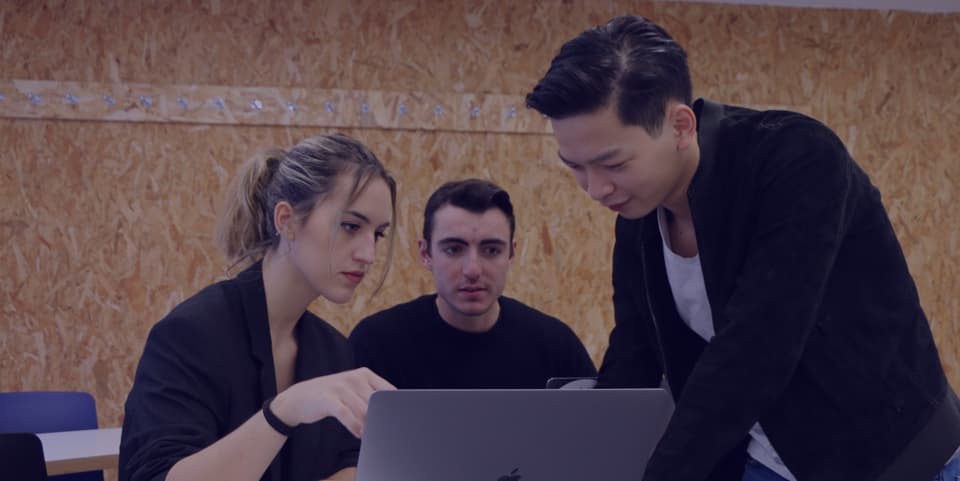 Hoang Truong teaching business undergraduates